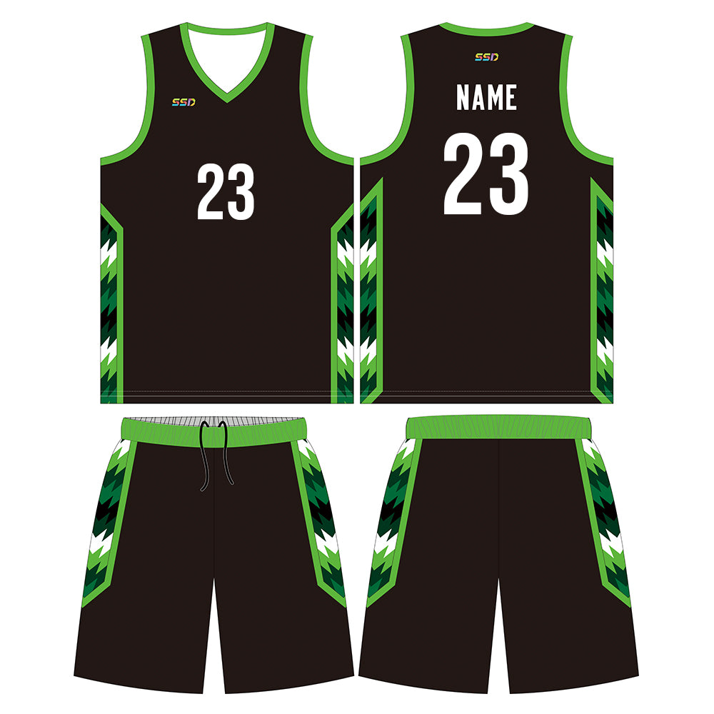 Custom Basketball Jerseys Jersey Uniforms Add Any Team Name Number Personalized Sports Vest for Men/Teens Green LQF126