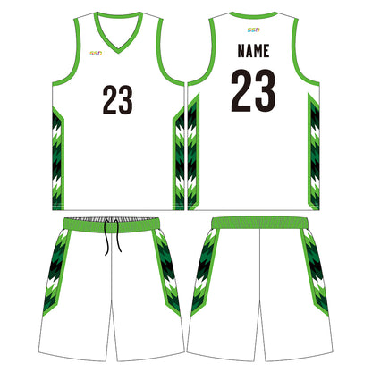 Custom Basketball Jerseys Jersey Uniforms Add Any Team Name Number Personalized Sports Vest for Men/Teens Green LQF126