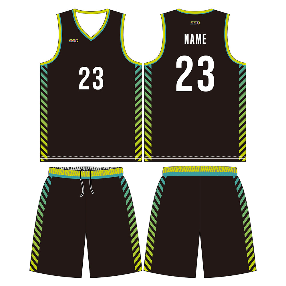 Custom Reversible Basketball Jersey Mesh Performance Uniform Personalized Printed Name Number for Men/Boy LQF138