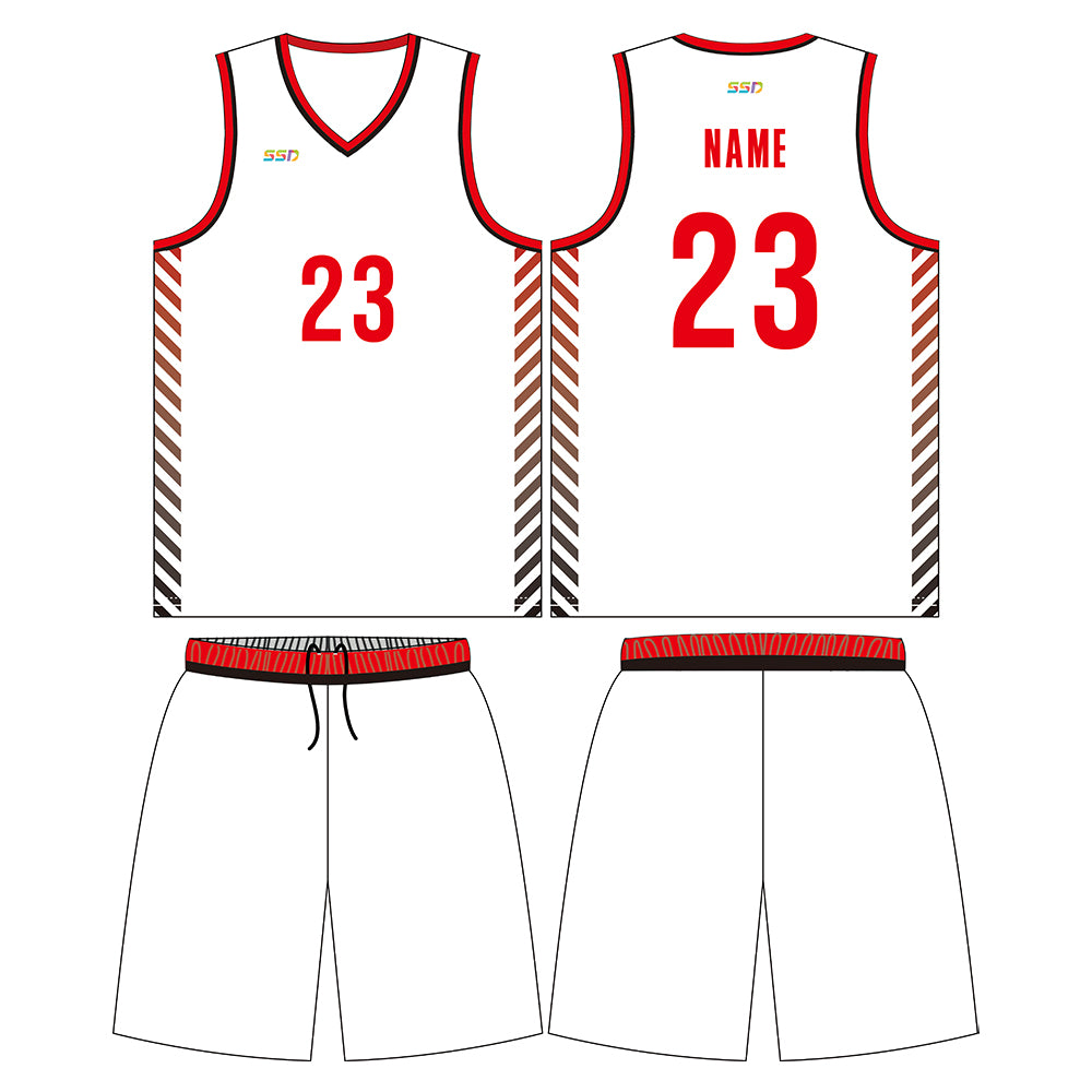 Custom Reversible Basketball Jersey Mesh Performance Uniform Personalized Printed Name Number for Men/Boy LQF138