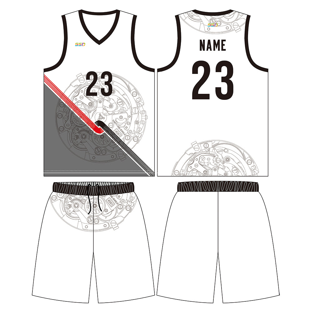 Custom Basketball Jersey Uniform for Men/Women/Youth Shirt Personalized Printed Team Name Number Logo LQF148