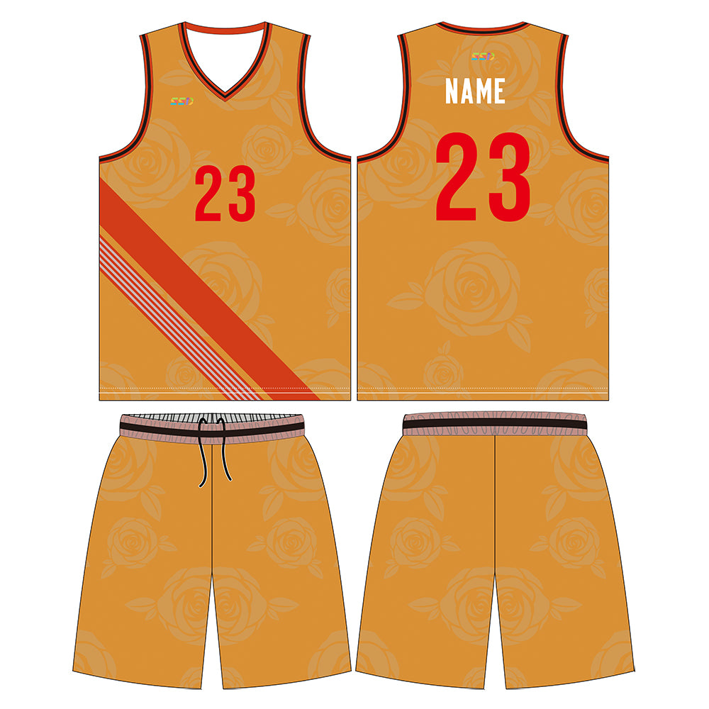 Custom Reversible Basketball Jersey Mesh Performance Uniform Personalized Printed Name Number for Men/Boy LQF157