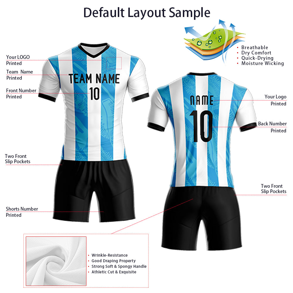 Custom Football Jersey Personalized Team Name & Number Football Shirt for Men Women Youth Kids LA136