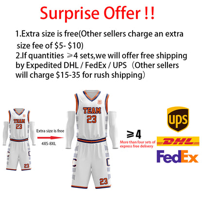 Custom 3-Pointer Stars Adult Youth Unisex Basketball Jersey.Reversible Uniform LQF105