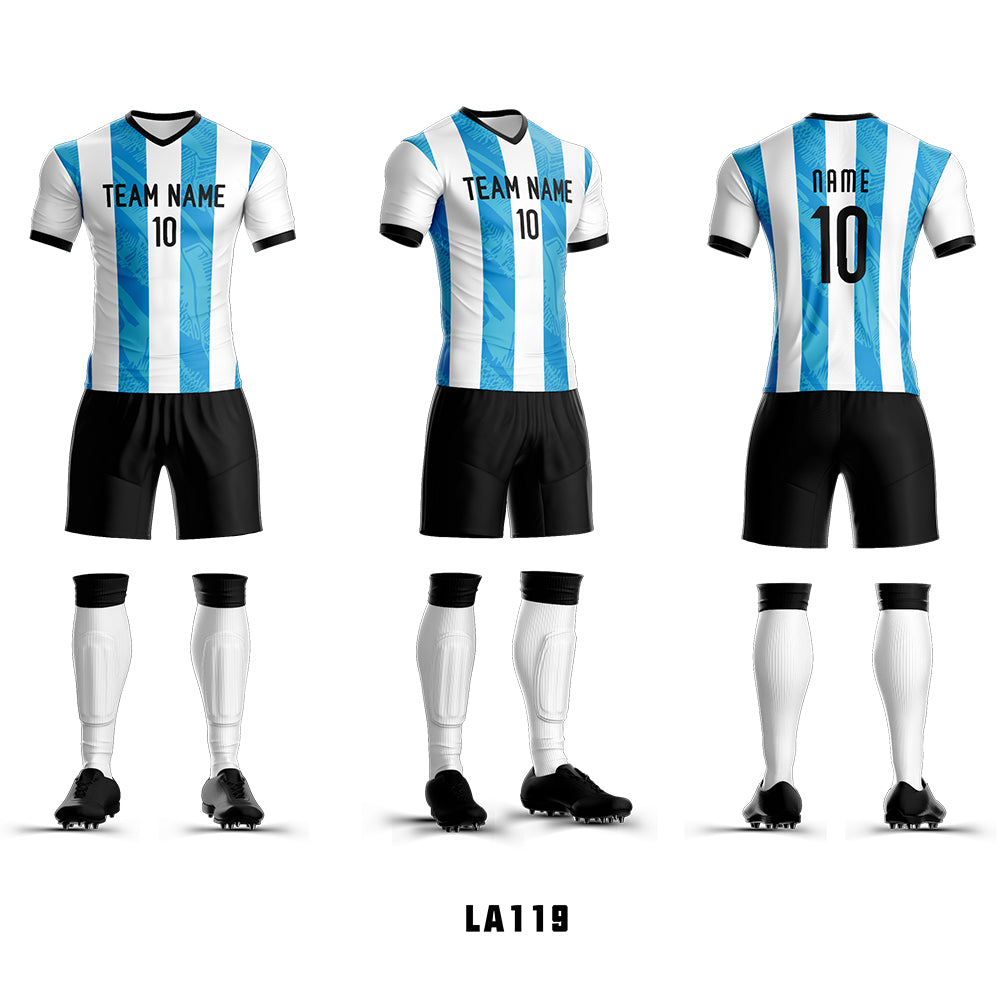 Custom Men's And Women's Youth Soccer Jerseys Sports Jerseys Personalised With Names And Numbers Sewn LA118