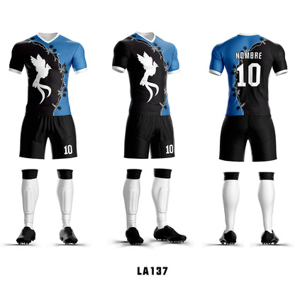 Custom Football Jersey Personalized Team Name & Number Football Shirt for Men Women Youth Kids LA137